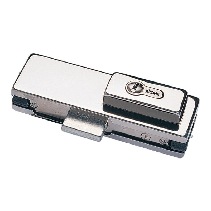 Ozone Hardware - Corner Patch Lock with Strike Plate