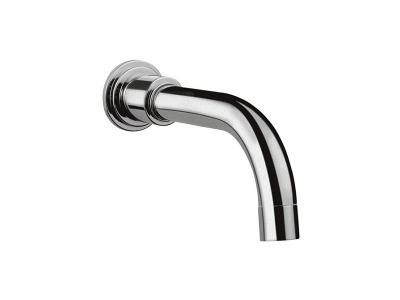 Bath spout w/o wall flange