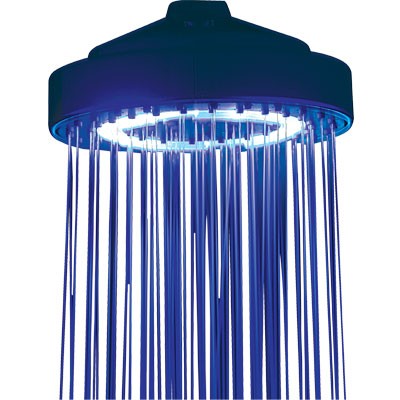 Led overhead shower