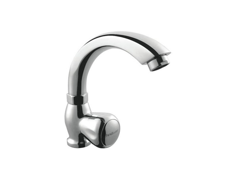 sink cock with casted swinging spout (table mounted