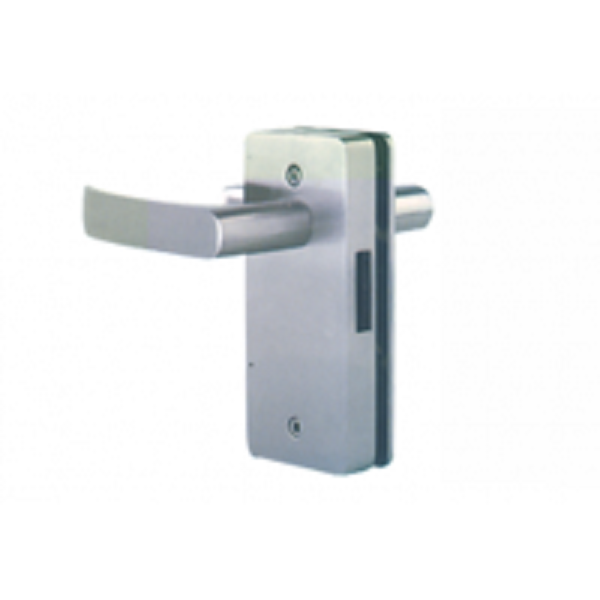 Hardwyn Euro Mortise Handle With Lock, Brushed Nickel (BN), HEML 55A