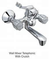 wall mixer telephonic with crutch