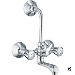 wall mixer telephonic with "L" bend