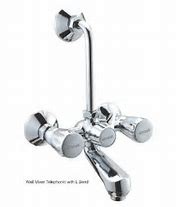 wall mixer telephonic with "L" bend