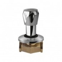 concealed stop cock with adjustable wall flange (15 mm)