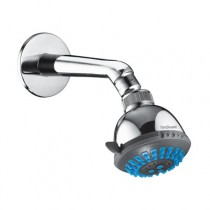3 flow overhead shower