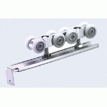 Hardwyn Slider Sliding Fitting For Wood Door Hanging Wheel, Zinc alloy, Sand polished, HEWSF-4