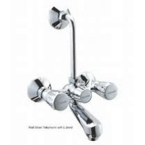 wall mixer telephonic with "L" bend