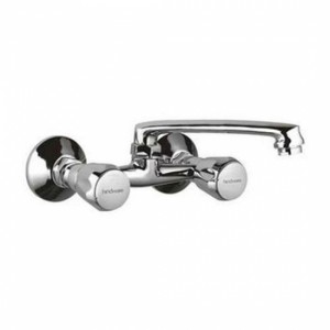 sink mixture with swivel casted spout (wall mounted)