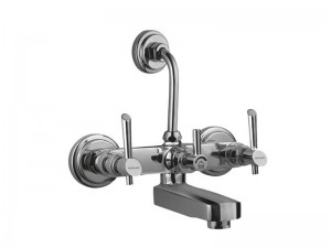 Wall mixer with provision for over head shower with 115 mm long bend pipe