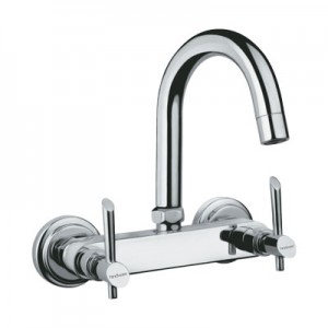 sink mixer with swivel spout (wall mounted)