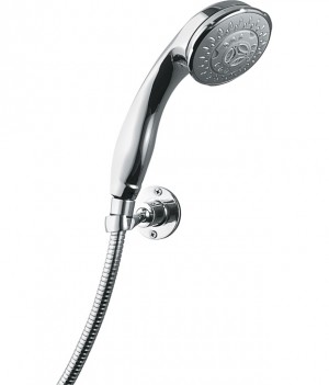 5 flow hand shower with 1.5 m flexible tube with hook   