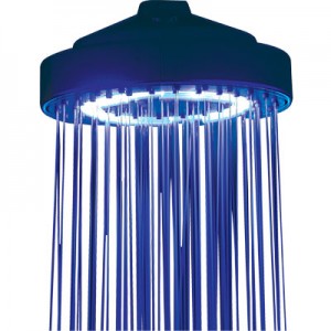 Led overhead shower