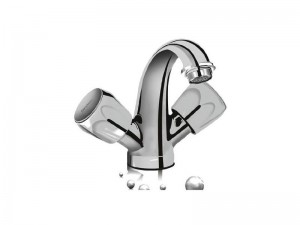 Center hole basin mixer w/o popup waste