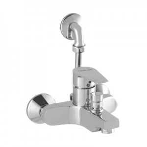 single lever exposed bath & shower mixer L bend